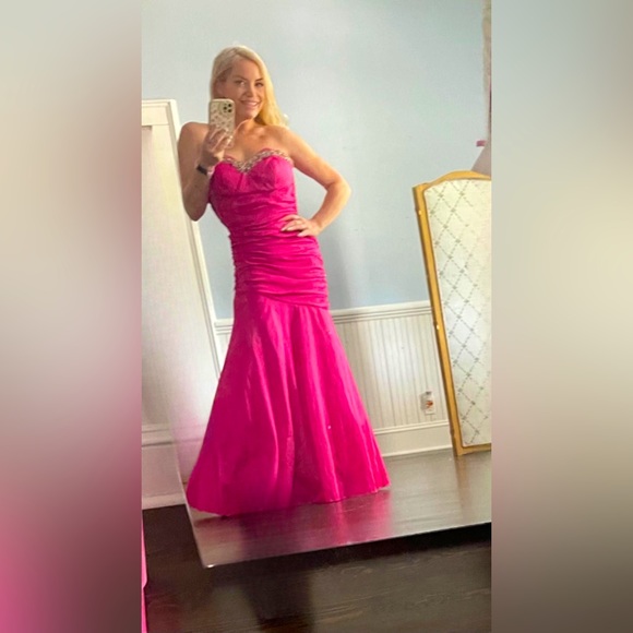 Cindy Barbie pink formal gown mermaid 4/S - Picture 1 of 10